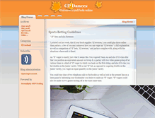 Tablet Screenshot of gpdances.com